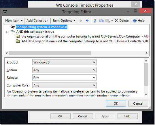 Group Policy Preferences Targeting Editor Group Policy Preferences Targeting Editor