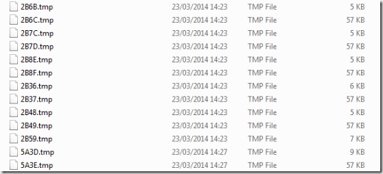Thousands of files!