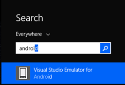 Installing an Android Emulator on Windows with Google Play — screenshot 1