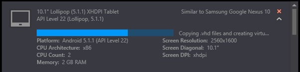 Installing an Android Emulator on Windows with Google Play — screenshot 5